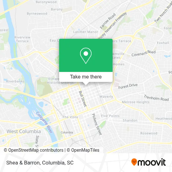 Shea & Barron map