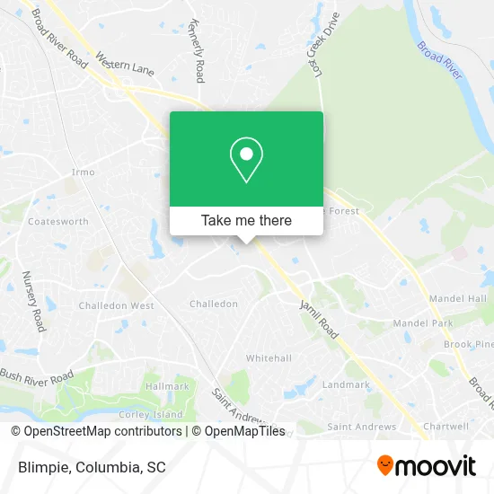 Blimpie map