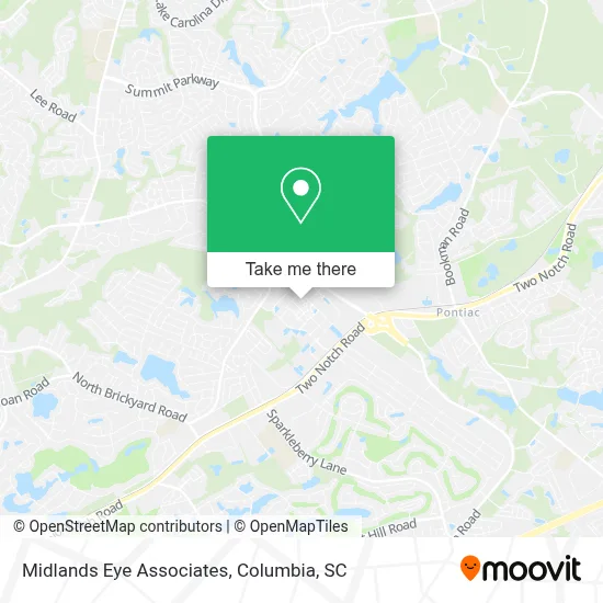 Midlands Eye Associates map
