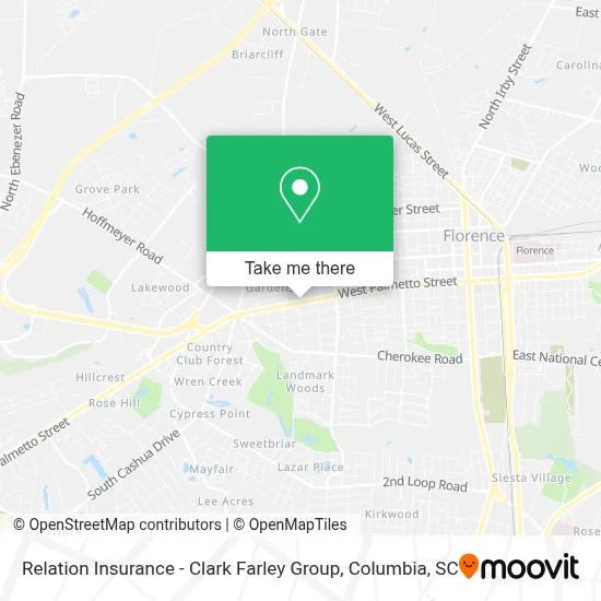 Relation Insurance - Clark Farley Group map