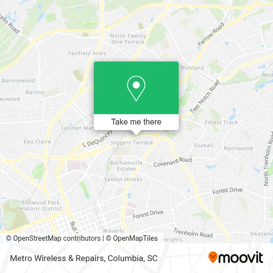 Metro Wireless & Repairs map