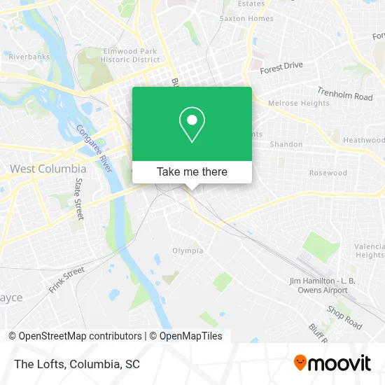 The Lofts map