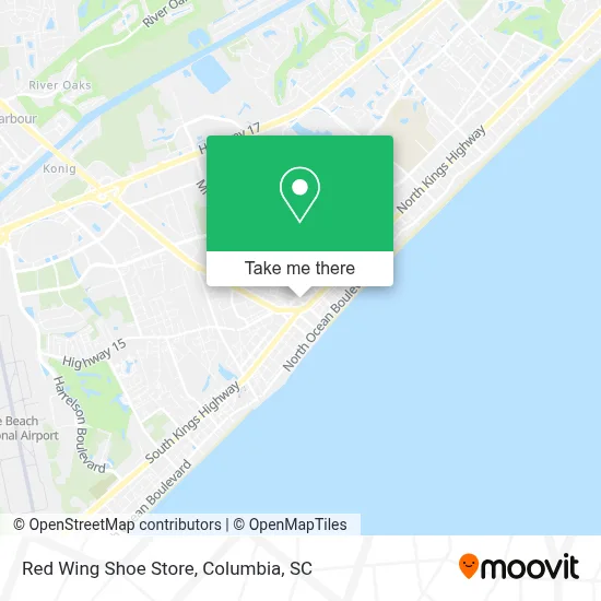 Red Wing Shoe Store map