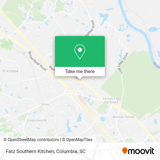 Fatz Southern Kitchen map