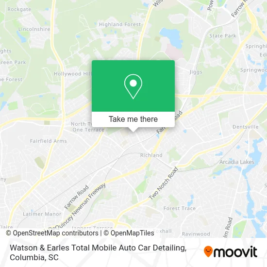 Watson & Earles Total Mobile Auto Car Detailing map