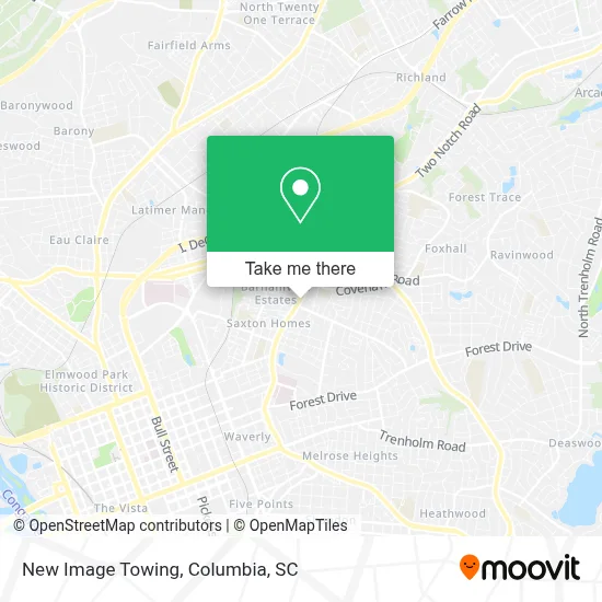 New Image Towing map