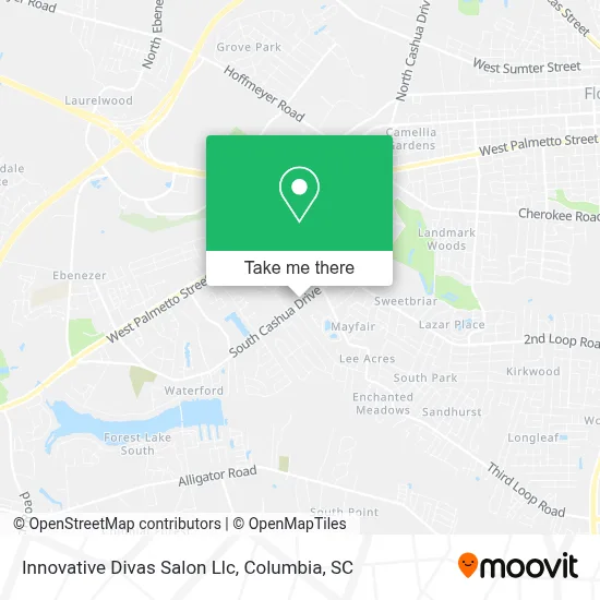 Innovative Divas Salon Llc map
