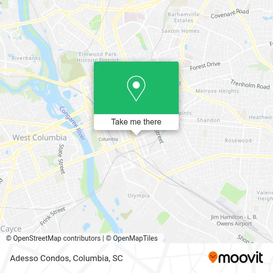 Adesso Condos map