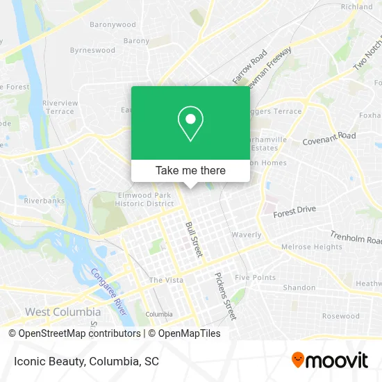 Iconic Beauty map
