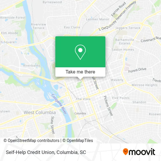 Self-Help Credit Union map