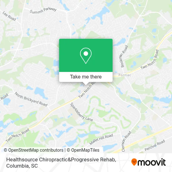 Healthsource Chiropractic&Progressive Rehab map