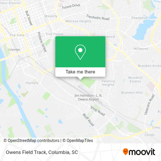 Owens Field Track map