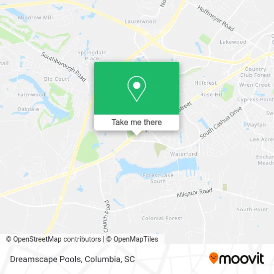 Dreamscape Pools map