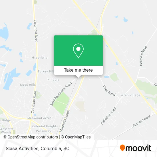 Scisa Activities map