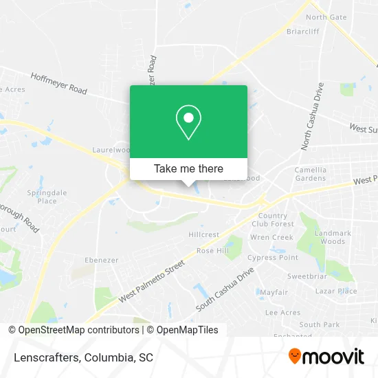 Lenscrafters map