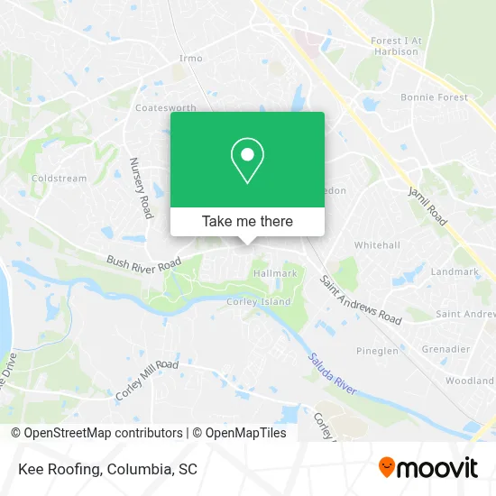 Kee Roofing map