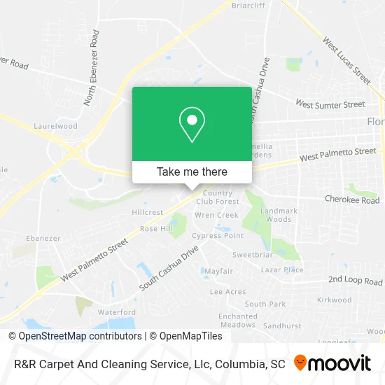 R&R Carpet And Cleaning Service, Llc map