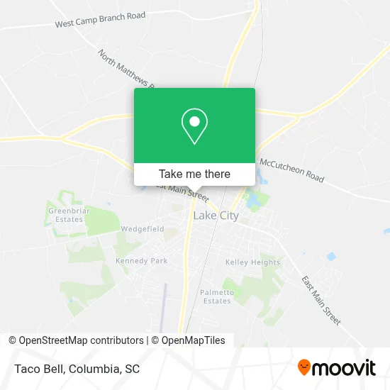 Taco Bell map