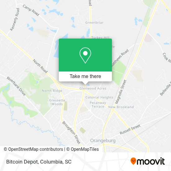 Bitcoin Depot map