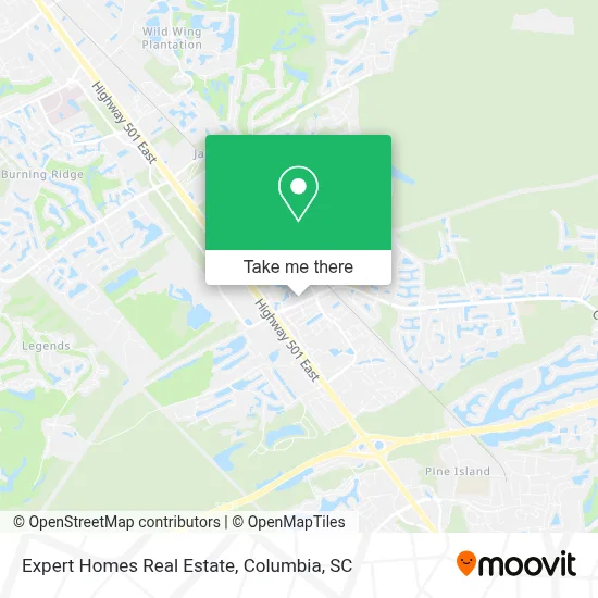 Expert Homes Real Estate map