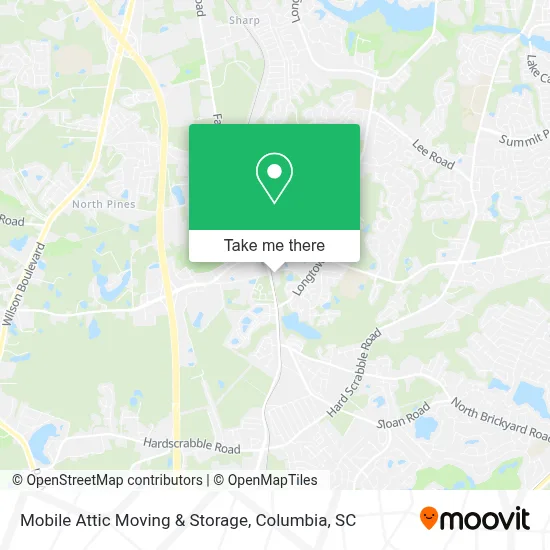 Mobile Attic Moving & Storage map