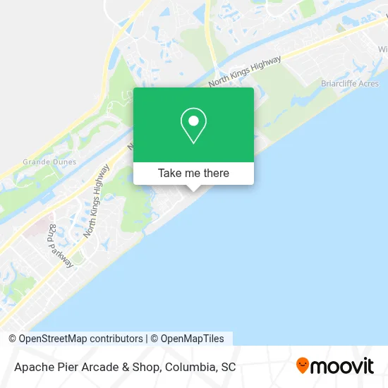 Apache Pier Arcade & Shop map