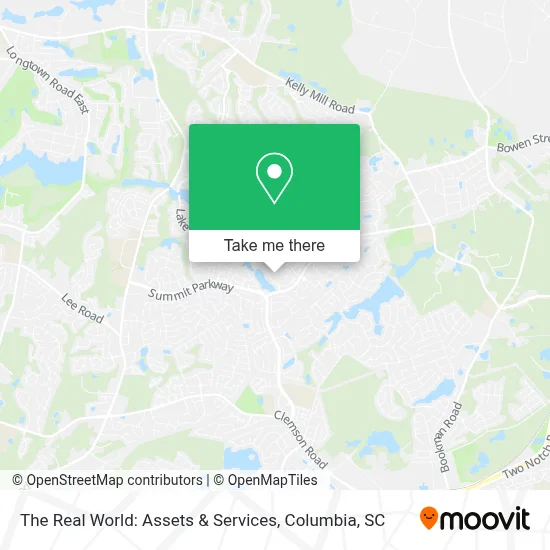 The Real World: Assets & Services map