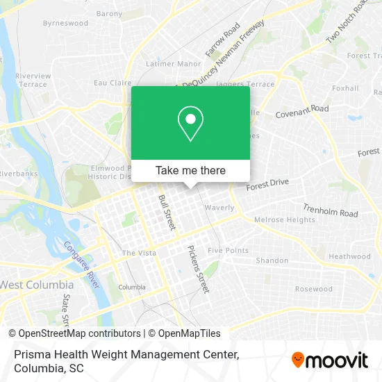 Prisma Health Weight Management Center map