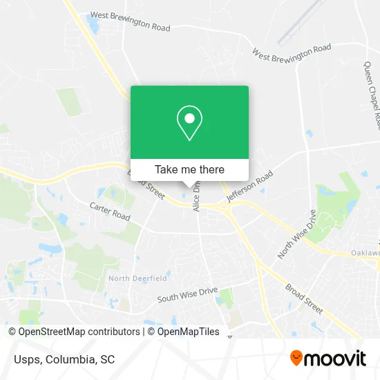 Usps map