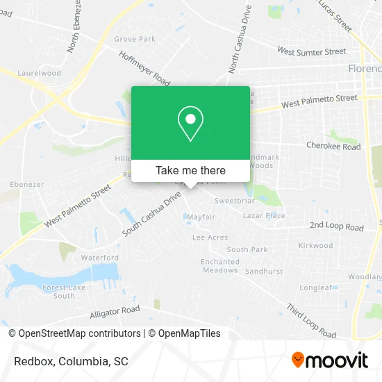 Redbox map