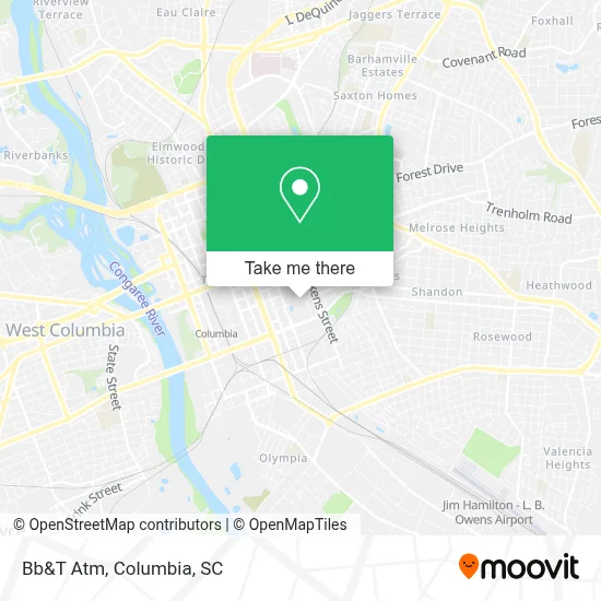 Bb&T Atm map
