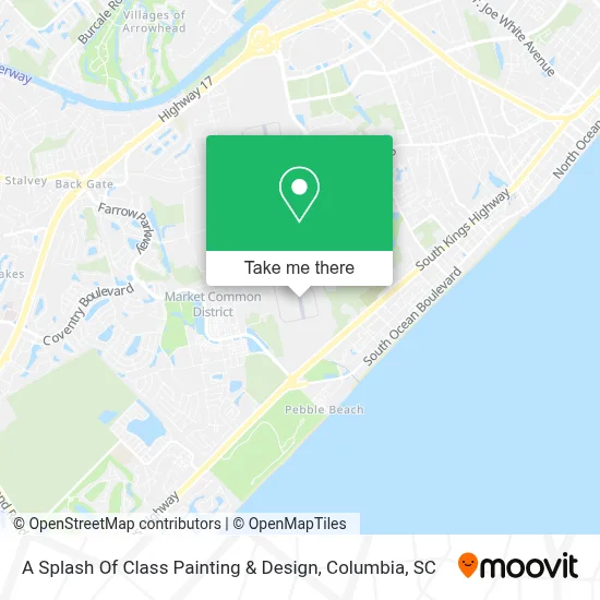 A Splash Of Class Painting & Design map