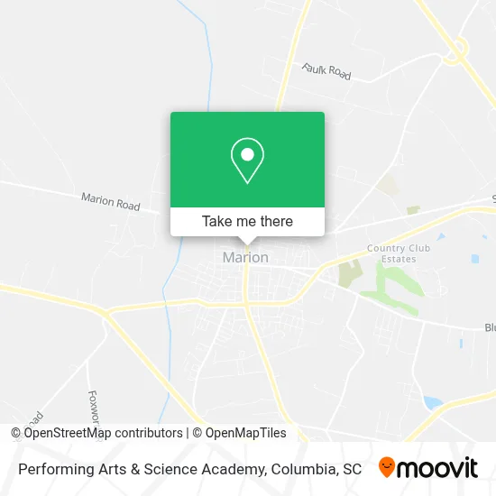 Performing Arts & Science Academy map