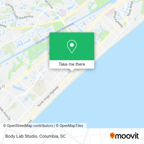 Body Lab Studio map