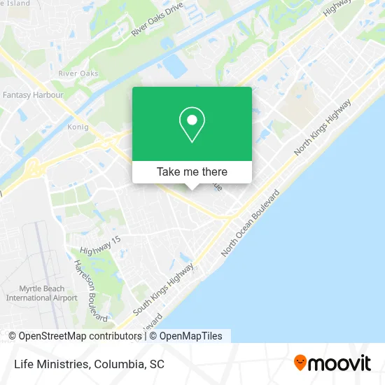 Life Ministries map