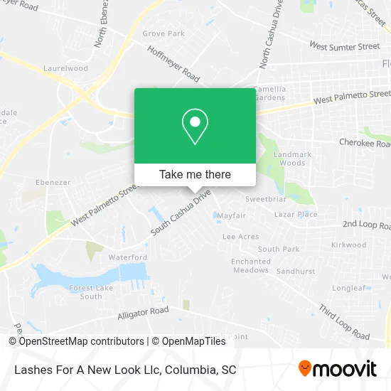 Lashes For A New Look Llc map
