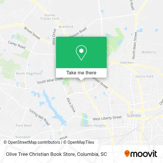 Olive Tree Christian Book Store map
