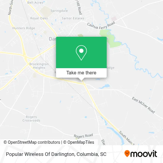 Popular Wireless Of Darlington map