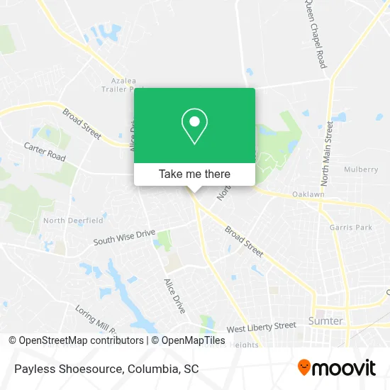 Payless Shoesource map