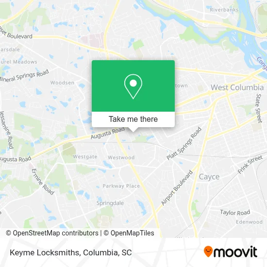 Keyme Locksmiths map