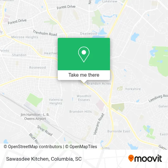 Sawasdee Kitchen map