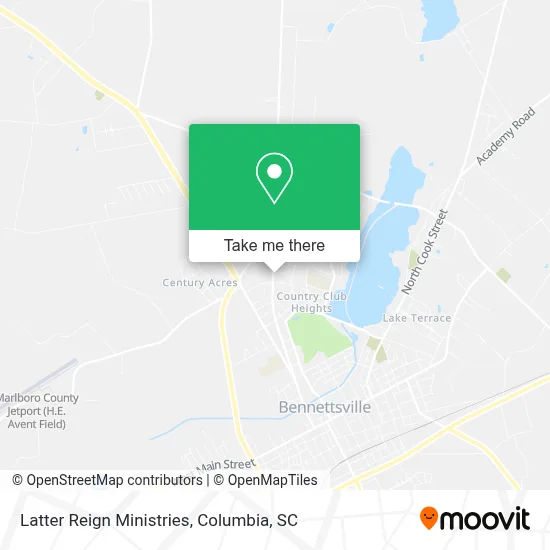 Latter Reign Ministries map