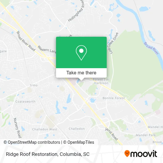 Ridge Roof Restoration map