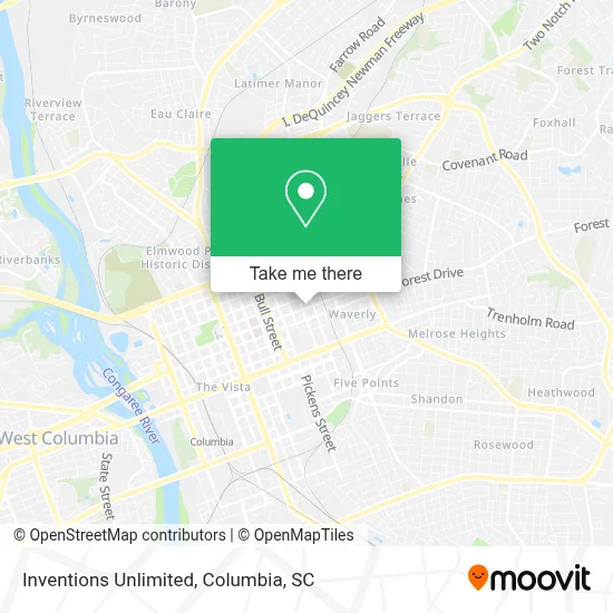 Inventions Unlimited map