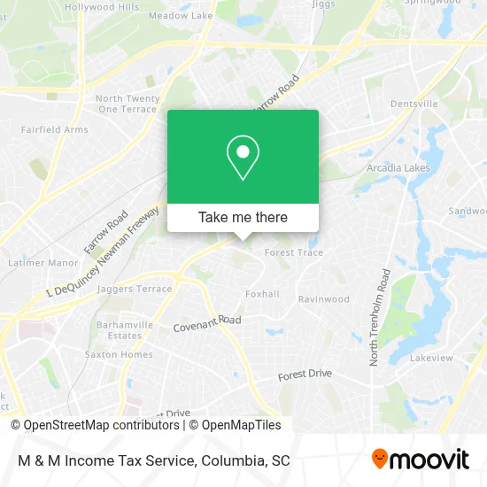 M & M Income Tax Service map