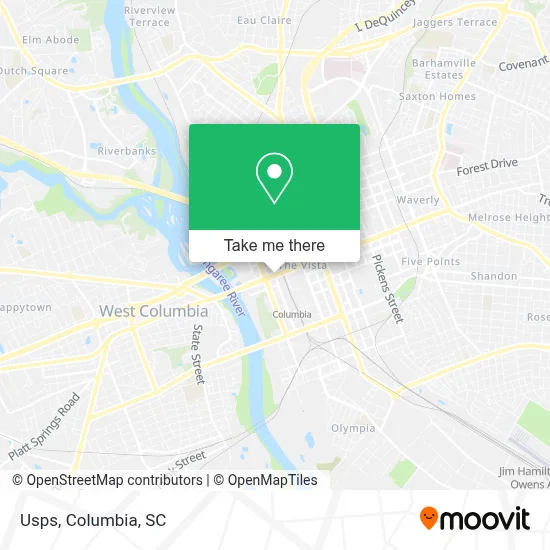 Usps map