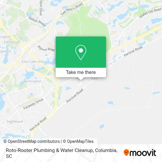 Roto-Rooter Plumbing & Water Cleanup map