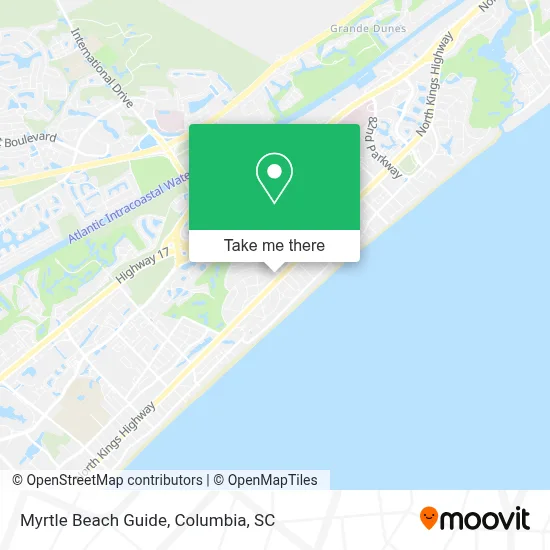 Myrtle Beach Guide map