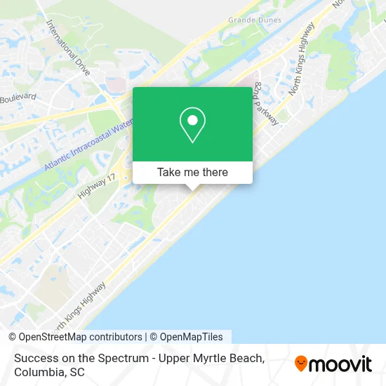Success on the Spectrum - Upper Myrtle Beach map