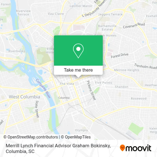 Merrill Lynch Financial Advisor Graham Bokinsky map